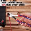 imageWORKPRO 8 Inch High Leverage Diagonal Pliers Wire Cutters Heavy Duty in CRV Steel Diagonal Cutters for Cutting Wires