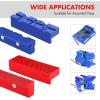 imageWORKPRO 6quot Magnetic Vise Jaw Pads TPU Soft Grips with DualSided VGroove ampamp Flat Design Ideal for Drill Press Bench Clamp Metalworking and Woodworking412