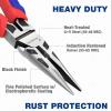 imageWORKPRO Premium 8 Needle Nose Pliers Paper Clamp Precision HeavyDuty CRV Steel Large Soft Grip with Wire Cutter Long Nose Cutting Pliers W0312696inch