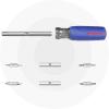 imageWORKPRO 11in1 ScrewdriverNut Driver Set Tool Comfort Grip All in One Multibit Portable Screwdriver 8 Bits PhilipsSlottedTorxSquare 3 Nut Driver Sizes