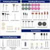 imageWORKPRO 530Piece Rotary Tool Accessory Kit Rotary Tool Bits for Easy Cutting Grinding Sanding Polishing Cleaning Drilling Carving and Engraving530Piece Rotary Tool Attachments