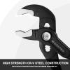 imageWORKPRO 10Inch Groove Joint Pliers Fast Adjust Tongue and Groove Pliers VJaw Water Pump Pliers with Comfort Grips10Inch