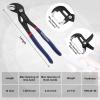imageWORKPRO 10Inch Groove Joint Pliers Fast Adjust Tongue and Groove Pliers VJaw Water Pump Pliers with Comfort Grips10Inch