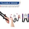 imageWORKPRO 14Inch Bolt Cutter TriMaterial Handle with Comfort Grip Chrome Molybdenum Steel Blade for Rods Bolts Rivets Wires Cables and ChainsFoldable 18