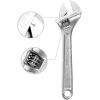 image:imageWORKPRO 100 Piece Kitchen Home Tool Kit Drawer Household Hand Tool Set with Easy Carrying Pouch amp 4piece Adjustable Wrench Set Forged Heat Treated Chromeplated 6inch 8inch 10inch 12inch
