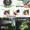 image:imageWORKPRO 157PCS Home Tool Set with 20V Power Drill Pink amp WORKPRO 157PCS Home Tool Set with 20V Power Drill Green