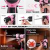 image:imageWORKPRO 157PCS Home Tool Set with 20V Power Drill amp WORKPRO 8V Cordless Drill Driver Set with 53pcs Bit Set  Pink