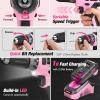 image:imageWORKPRO 157PCS Home Tool Set with 20V Power Drill amp WORKPRO Cordless Rotary Tool Kit with 71pcs Accessories  Pink