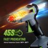 image:imageWORKPRO 20V Cordless Hot Melt Glue Gun Kit 20 Ah Liion Battery Powered Rechargeable Full Size Hot Glue Gun 45S Fast Preheating Heavy Duty Wireless Glue Gun with 12 Pcs Glue Sticks for DIY amp Craft