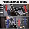 image:imageWORKPRO 2Pack Magnetic Wrench Organizer 12Piece Wrench Holder Set for Tool Box Drawer Wrenches Rack Tool Trays SAE14  1516 and Metric6mm24mmGripper magnetic wrench organizer2PC