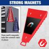 image:imageWORKPRO 2Pack Magnetic Wrench Organizer 12Piece Wrench Holder Set for Tool Box Drawer Wrenches Rack Tool Trays SAE14  1516 and Metric6mm24mmGripper reverse wrench organizer2PC