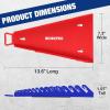 image:imageWORKPRO 2Pack Magnetic Wrench Organizer 12Piece Wrench Holder Set for Tool Box Drawer Wrenches Rack Tool Trays SAE14  1516 and Metric6mm24mmGripper reverse wrench organizer2PC