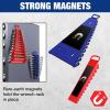 image:imageWORKPRO 2Pack Magnetic Wrench Organizer 12Piece Wrench Holder Set for Tool Box Drawer Wrenches Rack Tool Trays SAE14  1516 and Metric6mm24mmGripper wrench organizer4PC