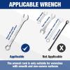 image:imageWORKPRO 2Pack Magnetic Wrench Organizer 12Piece Wrench Holder Set for Tool Box Drawer Wrenches Rack Tool Trays SAE14  1516 and Metric6mm24mmPlastic wrench organizer2PC