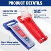 image:imageWORKPRO 2Pack Magnetic Wrench Organizer 12Piece Wrench Holder Set for Tool Box Drawer Wrenches Rack Tool Trays SAE14  1516 and Metric6mm24mmPlastic wrench organizer2PC