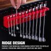 image:imageWORKPRO 2Pack Magnetic Wrench Organizer 12Piece Wrench Holder Set for Tool Box Drawer Wrenches Rack Tool Trays SAE14  1516 and Metric6mm24mmWall mount wrench organizer2PC