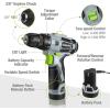 image:imageWORKPRO 3 Inch Drill Buffing Pad Kit amp WORKPRO 12V Cordless Drill Driver and Home Tool Kit