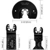image:imageWORKPRO 32piece Reciprocating Saw Blade Set and 23Piece MetalWood Oscillating Saw Blades Set for Quick Release Multitool