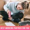 image:imageWORKPRO 35Piece Pink Tools Set  36V Pink Electric Cordless Screwdriver Set