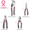 image:imageWORKPRO 4Piece Pliers Set with 20V Pink Cordless Drill Driver and Home Tool Set