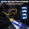 image:imageWORKPRO 500CC Manual Fluid Extractor MultiPurpose Oil Syringe Oil Suction Pump Manual Extraction and Filling Pump Automotive Oil Syringe200cc