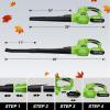 image:imageWORKPRO Cordless Leaf Blower 20V Battery Powered Leaf Blowers for Lawn Care 2Speed Control Lightweight Mini Electric Leaf Blower with Battery and Charger