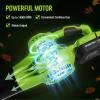 image:imageWORKPRO Cordless Leaf Blower 20V Battery Powered Leaf Blowers for Lawn Care 2Speed Control Lightweight Mini Electric Leaf Blower with Battery and Charger