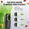 image:imageWORKPRO Cordless Leaf Blower 20V Battery Powered Leaf Blowers for Lawn Care 2Speed Control Lightweight Mini Electric Leaf Blower with Battery and Charger