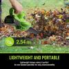 image:imageWORKPRO Cordless Leaf Blower 20V Battery Powered Leaf Blowers for Lawn Care 2Speed Control Lightweight Mini Electric Leaf Blower with Battery and Charger