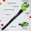image:imageWORKPRO Cordless Leaf Blower 20V Battery Powered Leaf Blowers for Lawn Care 2Speed Control Lightweight Mini Electric Leaf Blower with Battery and Charger