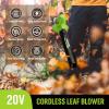 image:imageWORKPRO Cordless Leaf Blower 20V Battery Powered Leaf Blowers for Lawn Care 2Speed Control Lightweight Mini Electric Leaf Blower with Battery and Charger