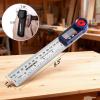 image:imageWORKPRO Digital Angle Finder 7Inch  200 mm Stainless Steel Angle Finder Tool with Lock amp Hold Function Precision Measuring Tool with Bag for Woodworking Carpentry Construction Projects