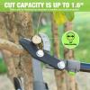 image:imageWORKPRO Extendable Anvil Lopper for Gardening 2537 Branch Cutter with 16 Cutting Capacity HeavyDuty Pruning Shear Featuring Gear System for Tree Trimming Handheld Garden Shear with Sharp Blade2537 Lopper