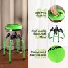 image:imageWORKPRO Heavy Duty Adjustable Hydraulic Shop StoolGarage Bar Stool 29in to 3386in 330Pound Capacity BlackGreen