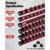 image:imageWORKPRO Magnetic Socket Organizer and Magnetic Screwdriver Organizer Set