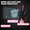 image:imageWORKPRO Safety Work Gloves amp WORKPRO Pink Home Tool Kit with Drill 157PCS Pink Tool Set with 20V Cordless Lithiumion Drill Gun Basic Drill Sets C