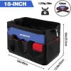 image:imageWORKPRO Tool Bag 18 Inch Tool Bag with Waterproof Molded Base Open Top Tool Organizer Bag with 20 Pockets Adjustable Shoulder StrapBag