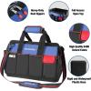 image:imageWORKPRO Tool Bag 18 Inch Tool Bag with Waterproof Molded Base Open Top Tool Organizer Bag with 20 Pockets Adjustable Shoulder StrapBag