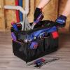 image:imageWORKPRO Tool Bag 18 Inch Tool Bag with Waterproof Molded Base Open Top Tool Organizer Bag with 20 Pockets Adjustable Shoulder StrapBag
