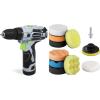 image:imageWORKPRO 3 Inch Drill Buffing Pad Kit amp WORKPRO 12V Cordless Drill Driver and Home Tool Kit