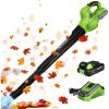 image:imageWORKPRO Cordless Leaf Blower 20V Battery Powered Leaf Blowers for Lawn Care 2Speed Control Lightweight Mini Electric Leaf Blower with Battery and Charger