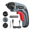 image:imageWORKPRO Cordless Rechargeable Power Screwdriver Powered by 36V Liion Battery USB Charging Cable and 10Piece Bits Included