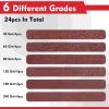 image:imageWORKPRO 12V Power Tool Combo Kit  WORKPRO 24 Pack 12 x 18 Inch Sanding Belts