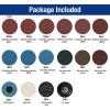 image:imageWORKPRO 14Inch Air Angle Die Grinder amp WORKPRO 101pieces Sanding Discs Set