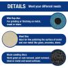 image:imageWORKPRO 14Inch Air Angle Die Grinder amp WORKPRO 101pieces Sanding Discs Set