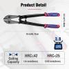 image:imageWORKPRO 18 Bolt Cutter Chrome Molybdenum Steel Blade Heavy Duty Bolt Cutter with Soft Rubber Grip Cutting Tool for Cut Chain Wire Screw Rivet Blackbluered18