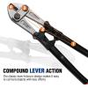 image:imageWORKPRO 18 Bolt Cutter Chrome Molybdenum Steel Blade Heavy Duty Bolt Cutter with Soft Rubber Grip Cutting Tool for Cut Chain Wire Screw Rivet Blackbluered24