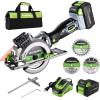 image:imageWORKPRO 20V Cordless Mini Circular Saw and Cordless Mini Buffer Polisher