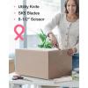 image:imageWORKPRO 20V Pink Cordless Drill Driver Set and 236 Pieces Pink Tool Set with Easy Carrying Round Pouch