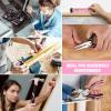 image:imageWORKPRO 20V Pink Cordless Drill Driver and Home Tool Set amp 6PCS Screw Extractor Set